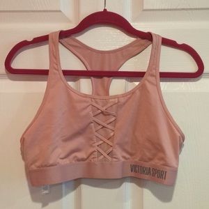 Victoria's Secret light pink racerback sports bra